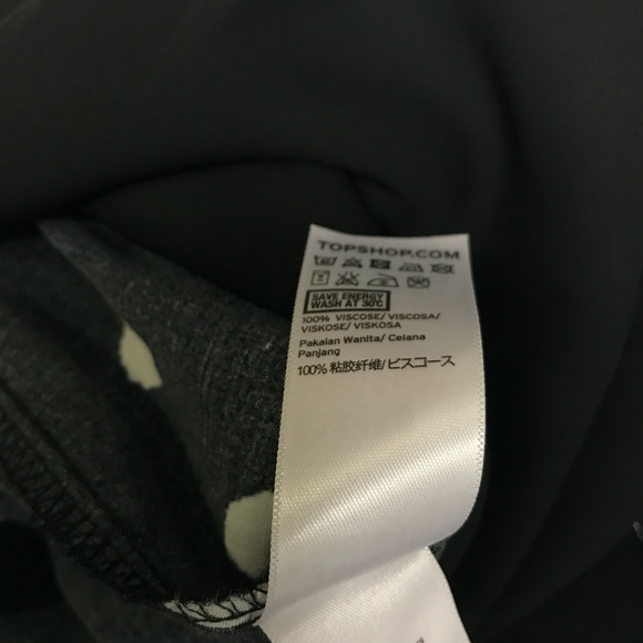 Topshop Black White Polka Dot Pattern Jumpsuit 4 - Picture 6 of 6